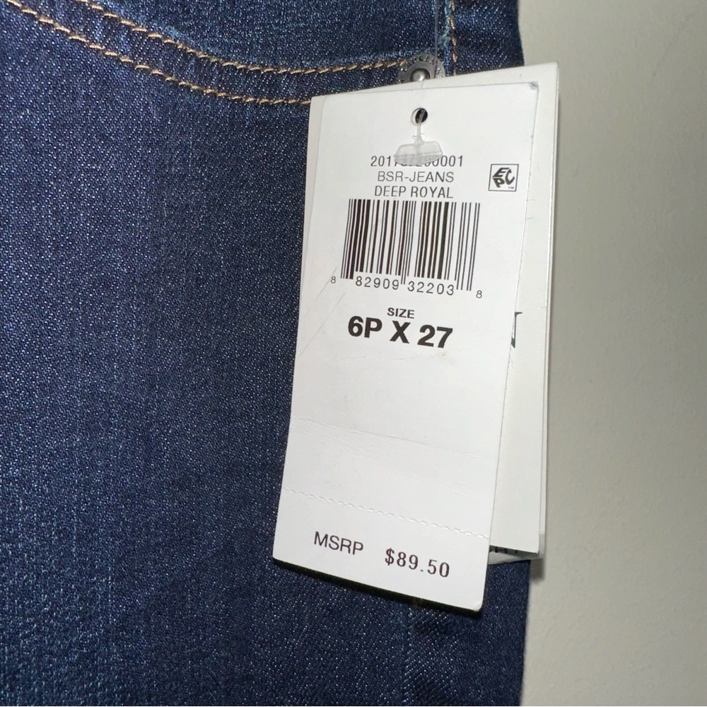 Lauren Ralph Lauren Women 6P Modern Straight Curvy Low Rise Jeans Casual Preppy - Picture 4 of 11